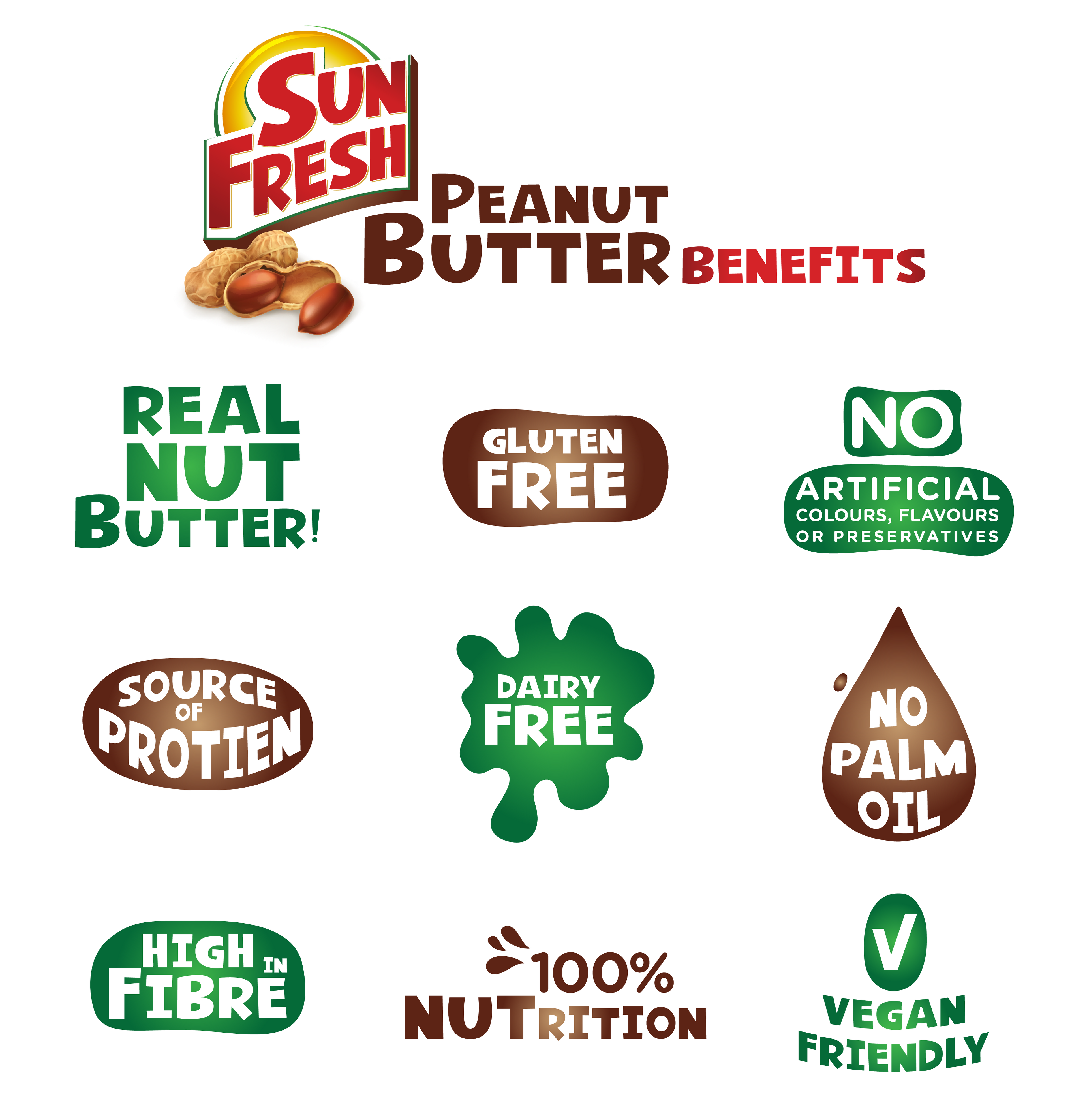 Sunfresh Original Smooth Peanut Butter 1kg