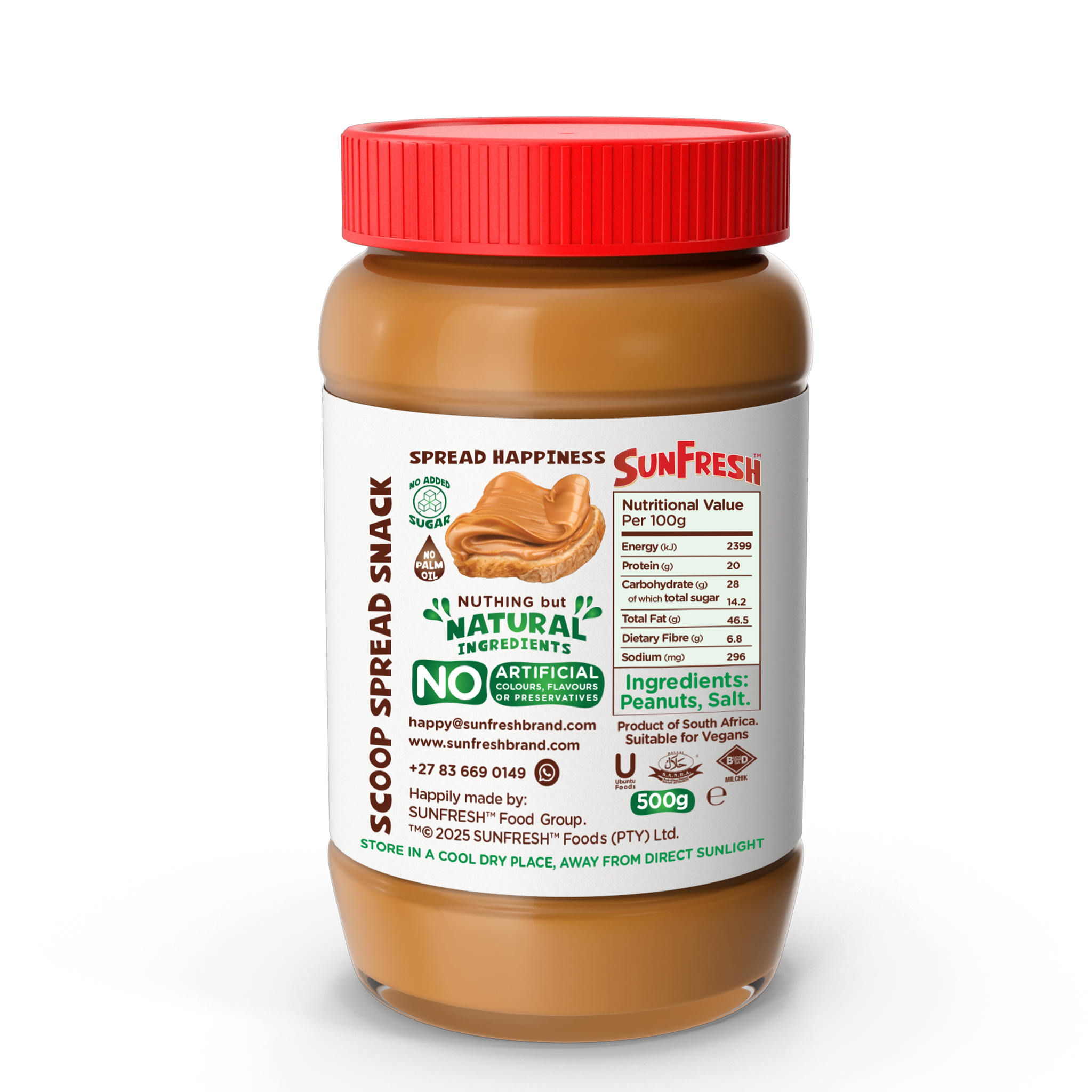 SunFresh Original Smooth Peanut Butter 500g